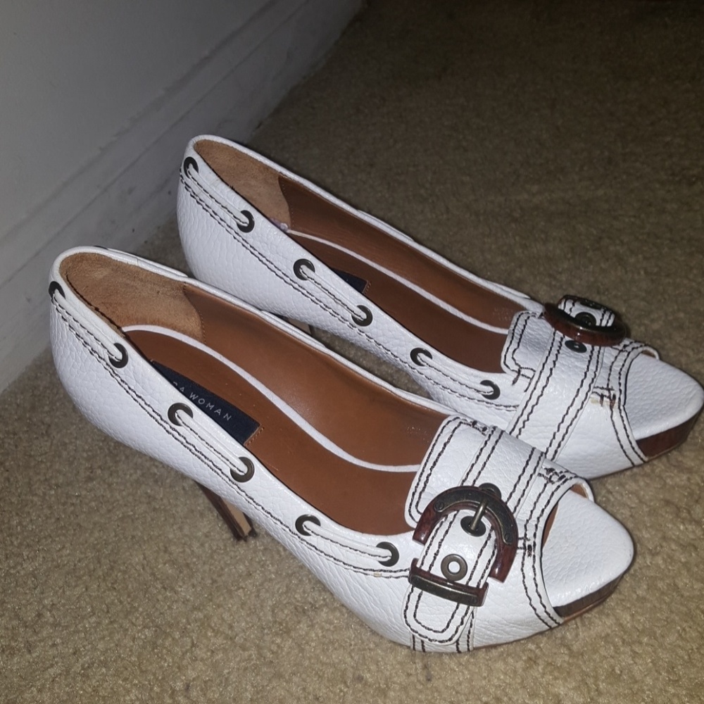 White heels